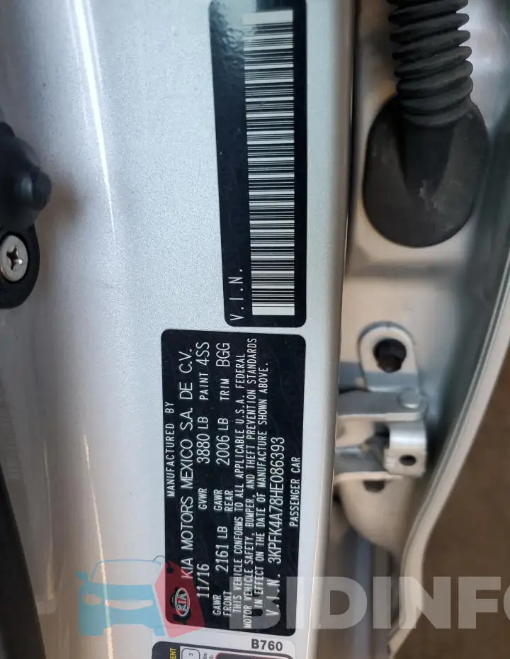 3KPFK4A78HE086393 Photo# 12