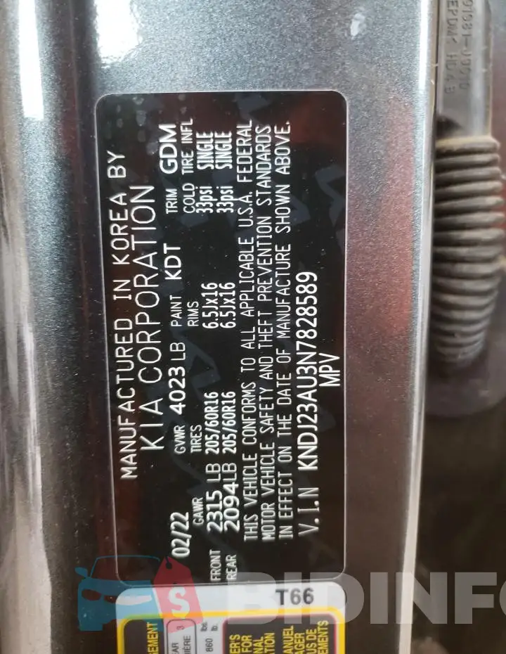 KNDJ23AU3N7828589 Photo# 13