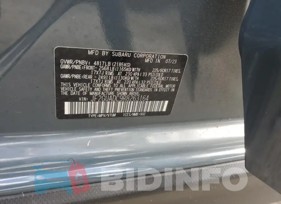 JF2GUADC9R8263164 Photo# 14
