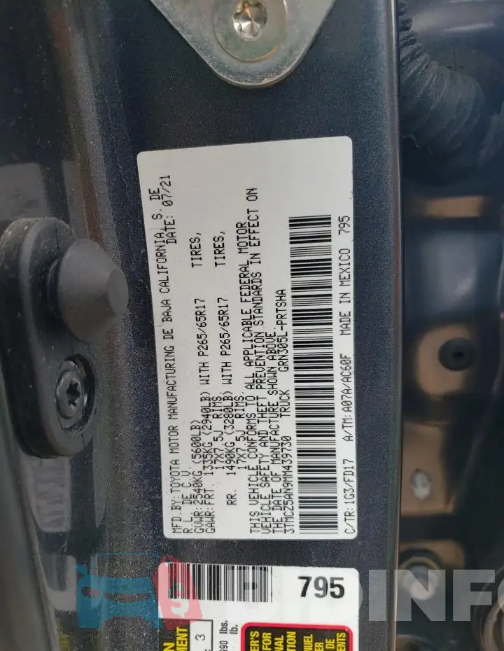 3TMCZ5AN9MM439730 Photo# 12