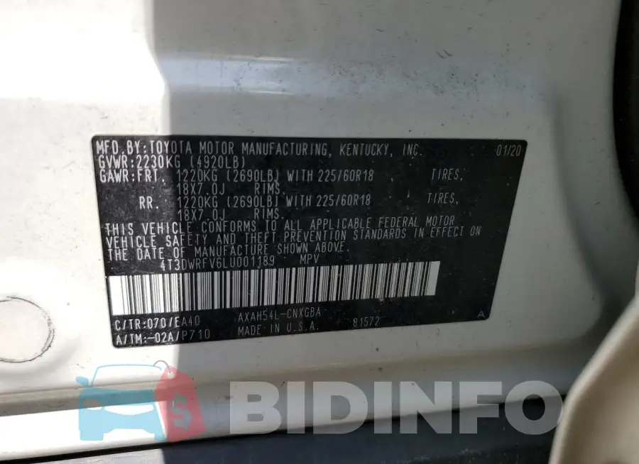 4T3DWRFV6LU001189 Photo# 13