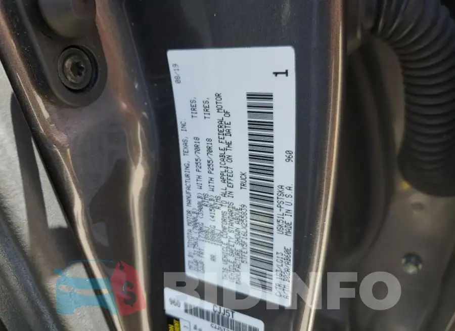 5TFEY5F16LX255839 Photo# 13