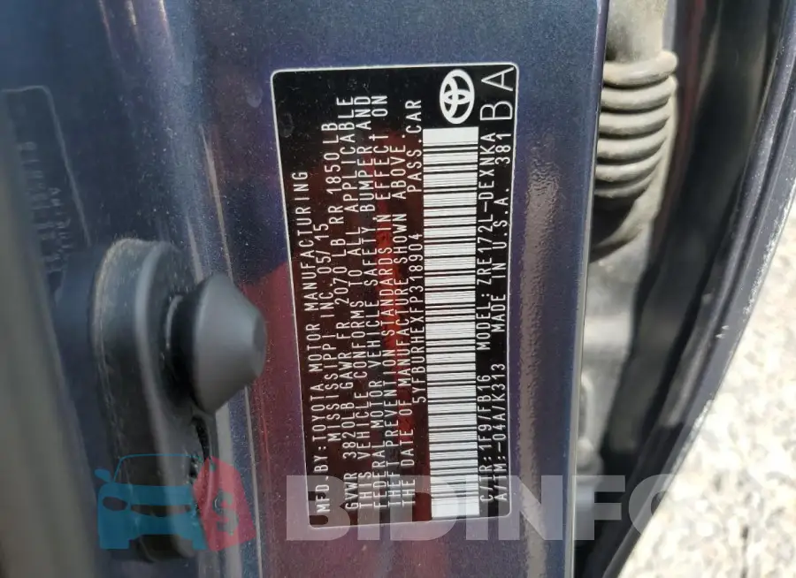 5YFBURHEXFP318904 Photo# 13