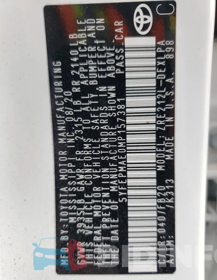 5YFEPMAE0MP157381 Photo# 13