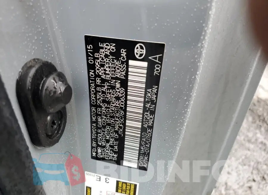 JTKJF5C76FJ006339 Photo# 12