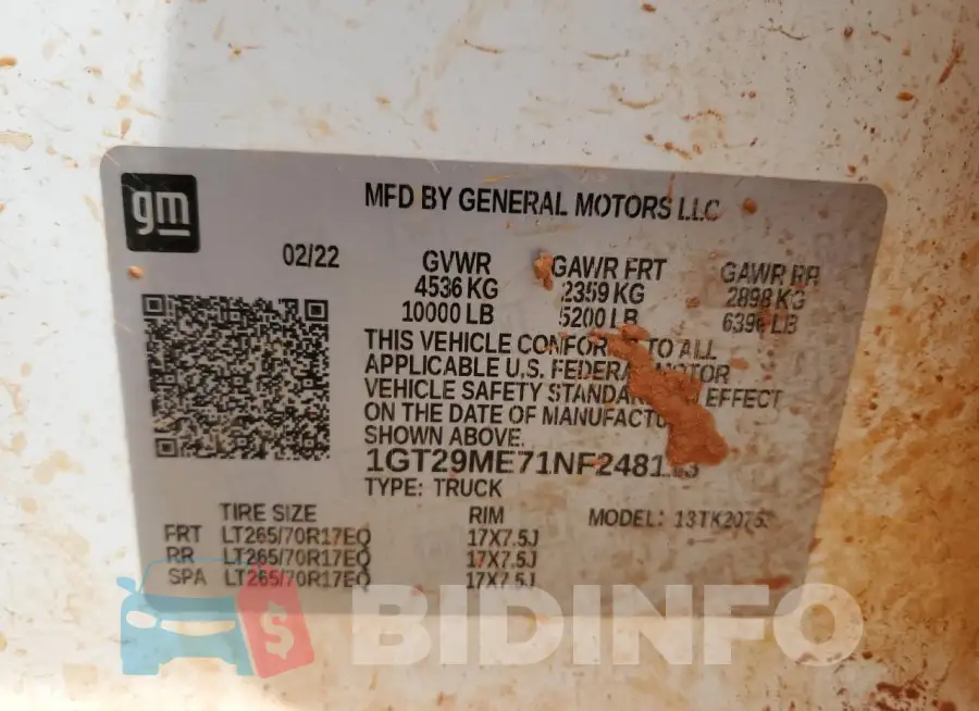 1GT29ME71NF248113 Photo# 12