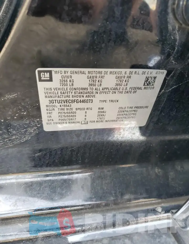 3GTU2VEC8FG446073 Photo# 12