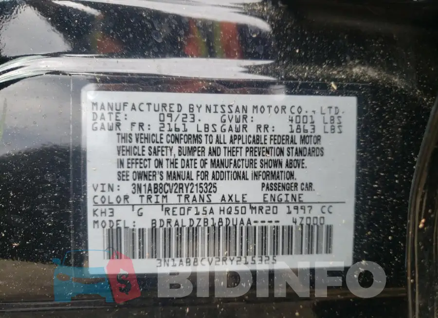 3N1AB8CV2RY215325 Photo# 12