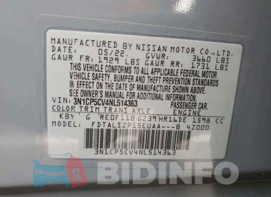 3N1CP5CV4NL514363 Photo# 14