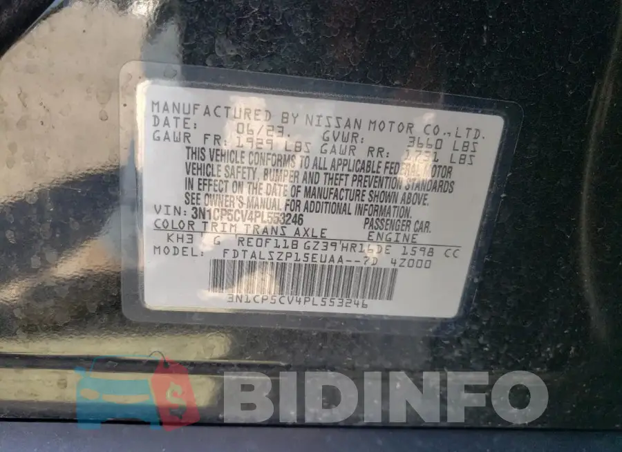 3N1CP5CV4PL553246 Photo# 12