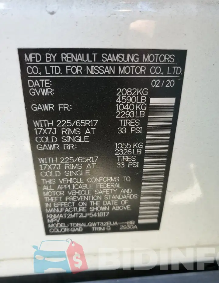 KNMAT2MT2LP541817 Photo# 14