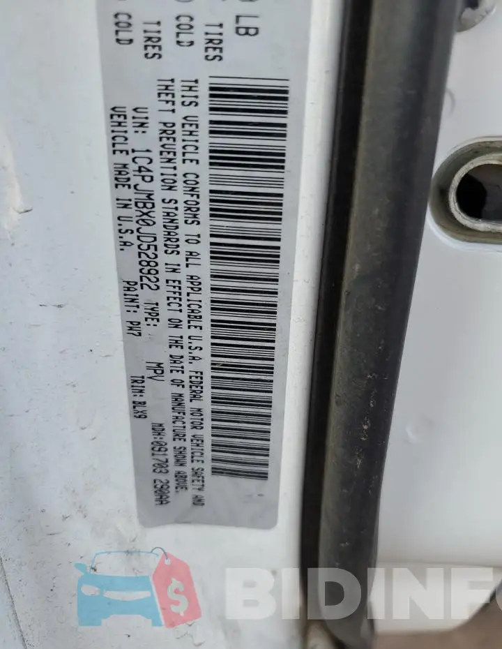 1C4PJMBX0JD528922 Photo# 12