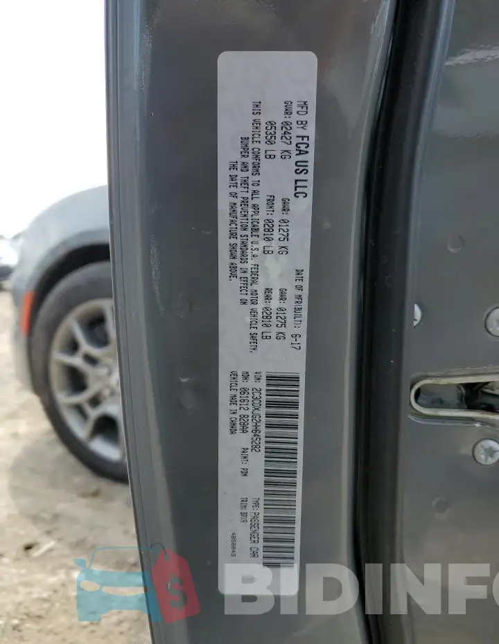 2C3CDXJG2HH645282 Photo# 14
