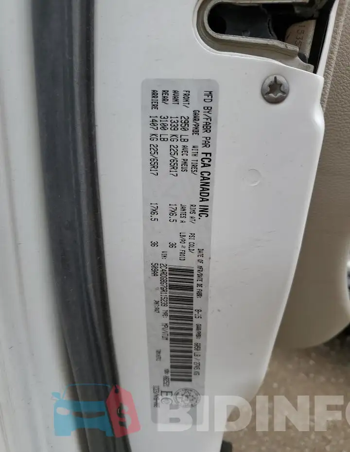 2C4RDGBG7GR115239 Photo# 13