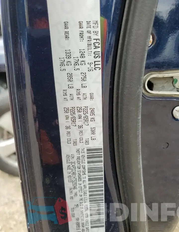 3C4PDCAB1HT529346 Photo# 14