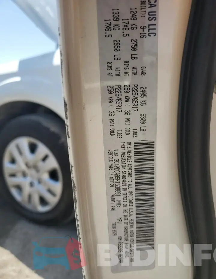 3C4PDCAB5HT538681 Photo# 13