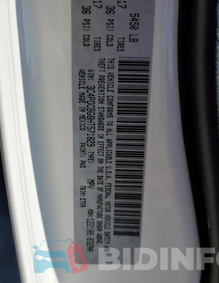 3C4PDCBG8HT571829 Photo# 13