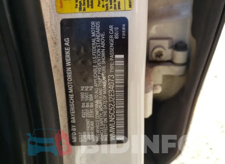 WMWLN5C52J2E34073 Photo# 14