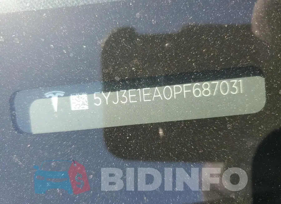 5YJ3E1EA0PF687031 Photo# 12