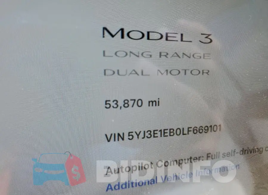 5YJ3E1EB0LF669101 Photo# 9