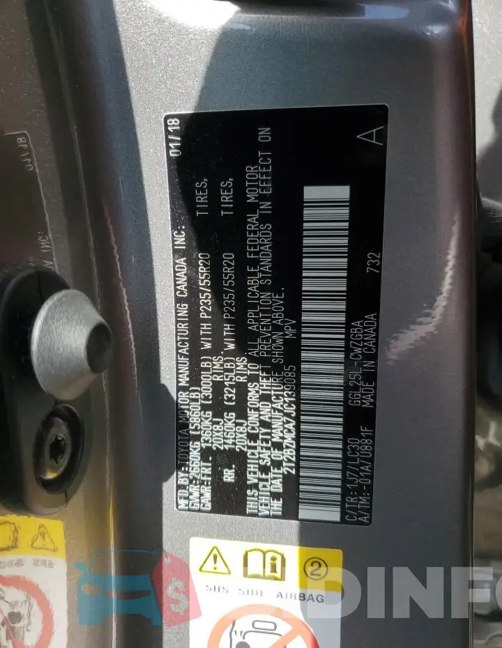 2T2BZMCA7JC139085 Photo# 12