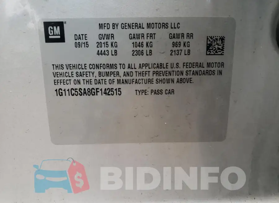 1G11C5SA8GF142515 Photo# 12
