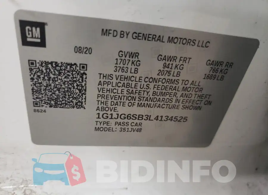 1G1JG6SB3L4134525 Photo# 12