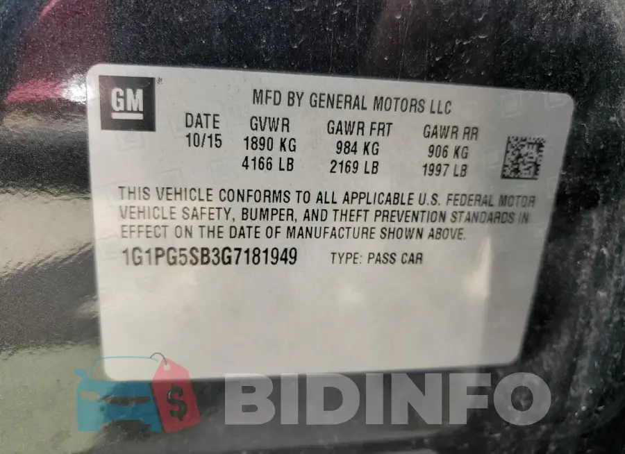1G1PG5SB3G7181949 Photo# 12