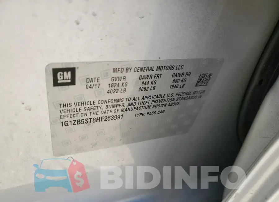 1G1ZB5ST8HF263991 Photo# 12