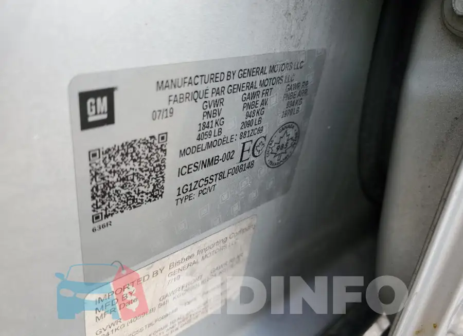1G1ZC5ST8LF008148 Photo# 12