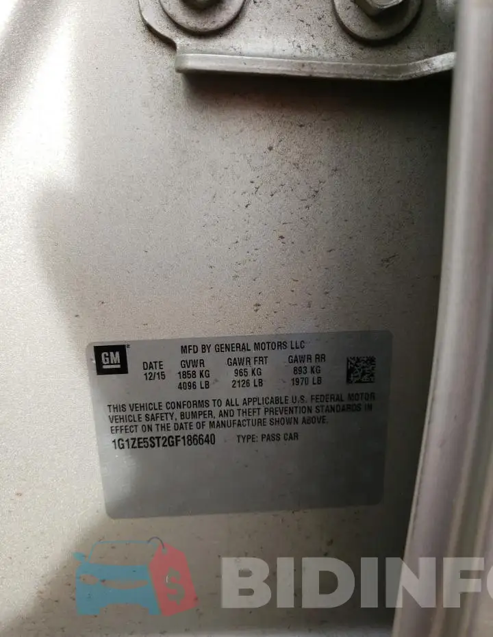 1G1ZE5ST2GF186640 Photo# 12
