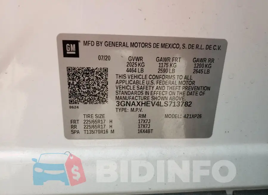 3GNAXHEV4LS713782 Photo# 13