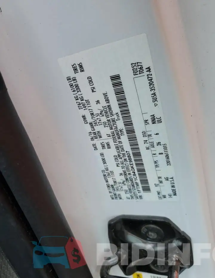 1FTMF1C84GKE98807 Photo# 12