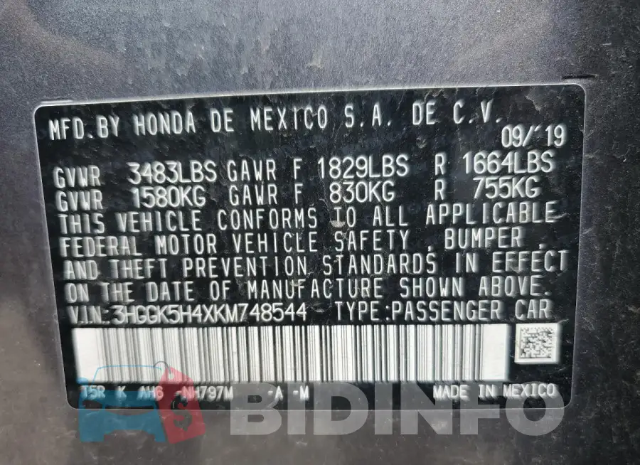 3HGGK5H4XKM748544 Photo# 12