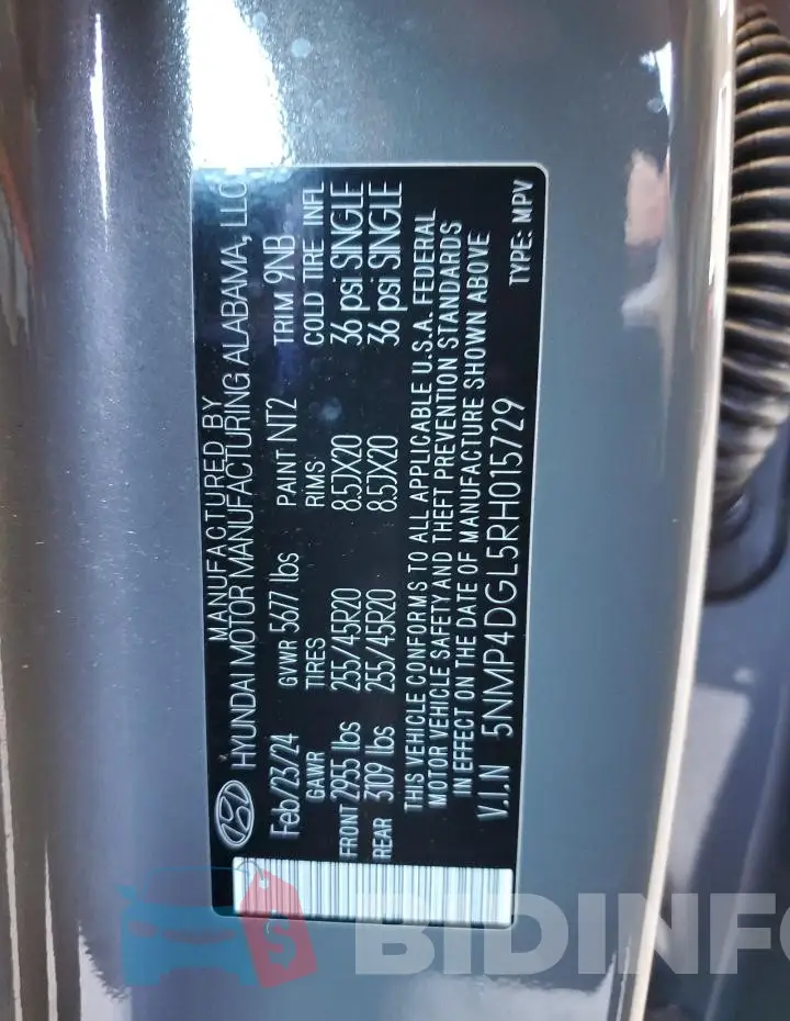 5NMP4DGL5RH015729 Photo# 13
