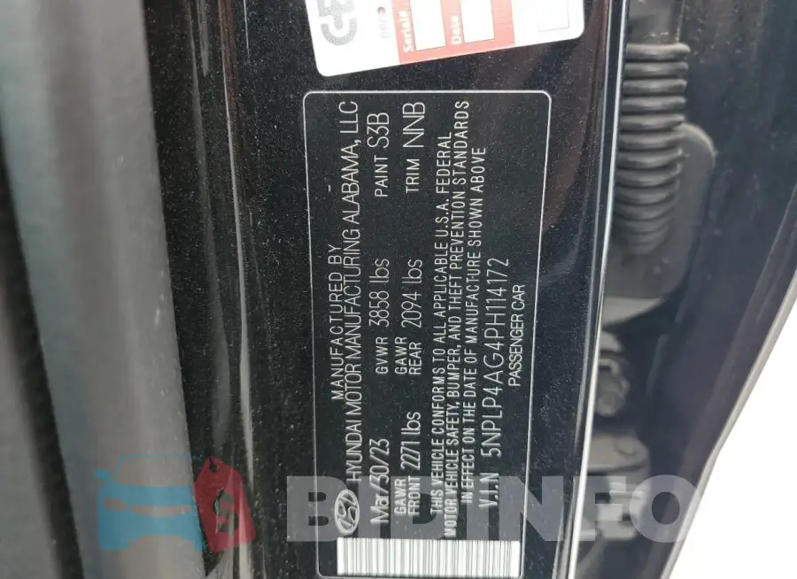 5NPLP4AG4PH114172 Photo# 12