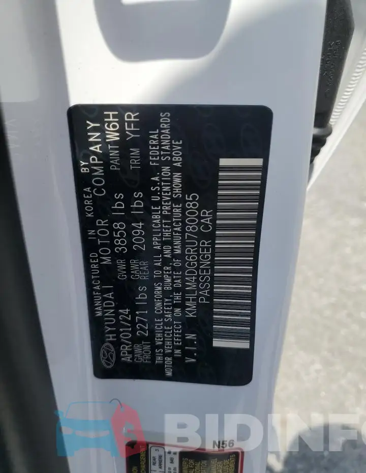 KMHLM4DG6RU780085 Photo# 12