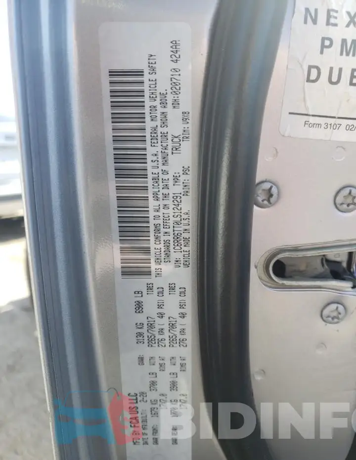1C6RR6TT0LS124291 Photo# 13