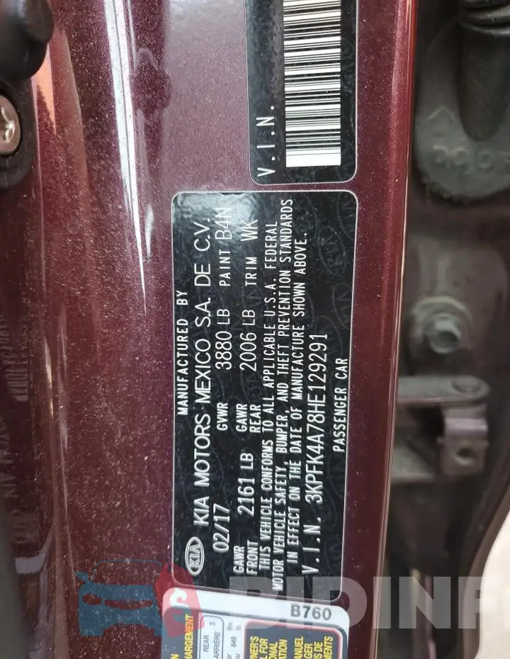3KPFK4A78HE129291 Photo# 12