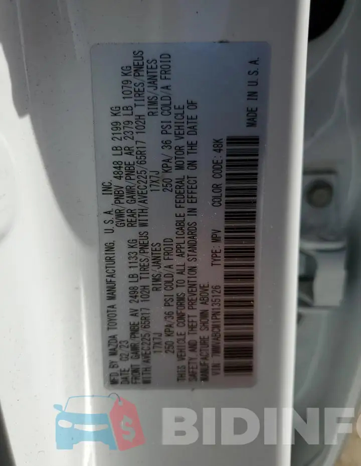 7MMVABCM1PN135126 Photo# 13