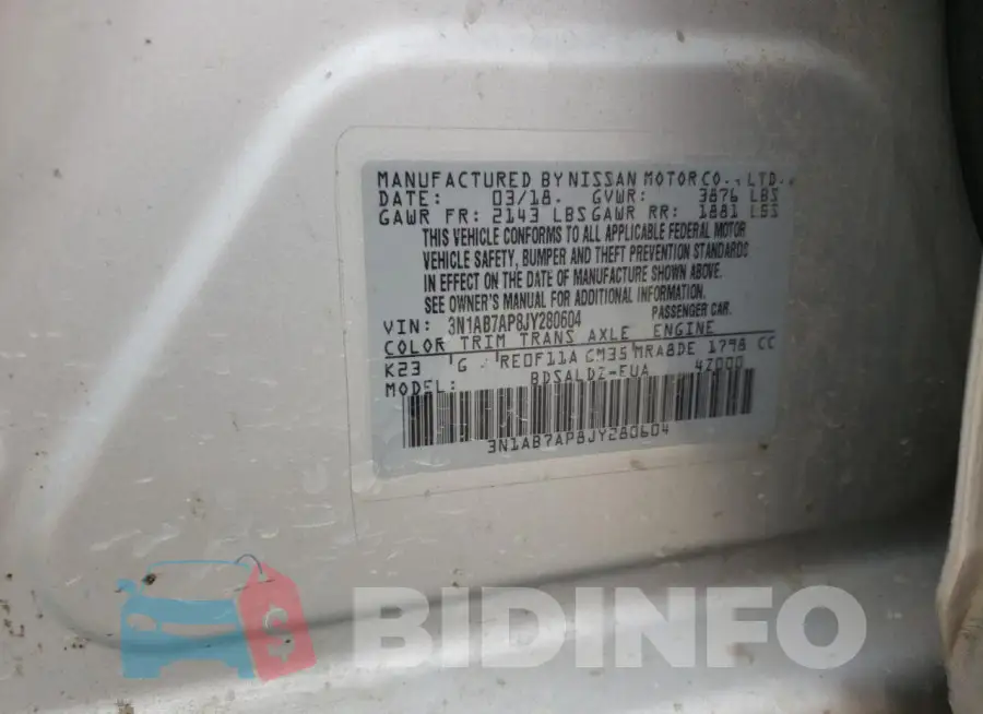3N1AB7AP8JY280604 Photo# 12