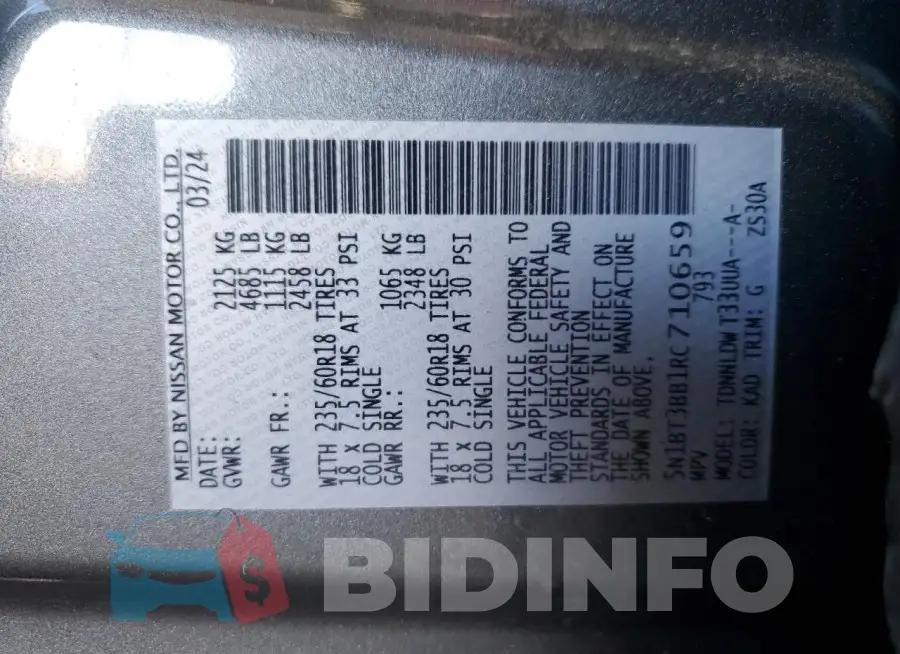 5N1BT3BB1RC710659 Photo# 13