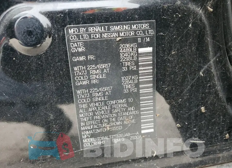 KNMAT2MT0FP515513 Photo# 12