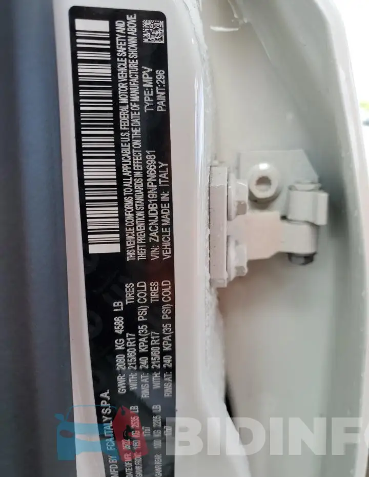 ZACNJDB19NPN66981 Photo# 12
