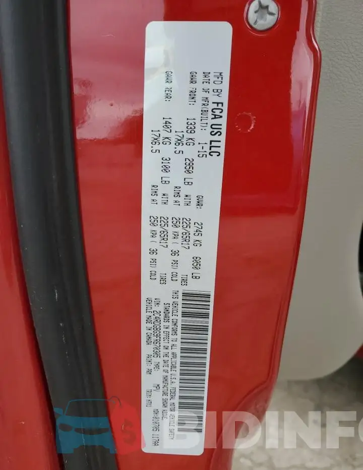 2C4RDGBG9FR670305 Photo# 13
