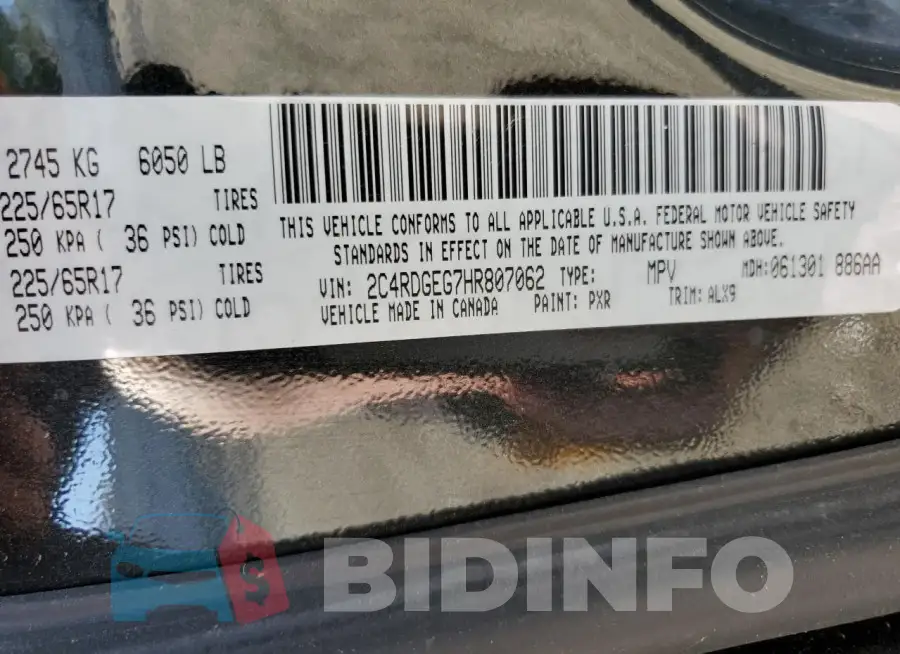 2C4RDGEG7HR807062 Photo# 13