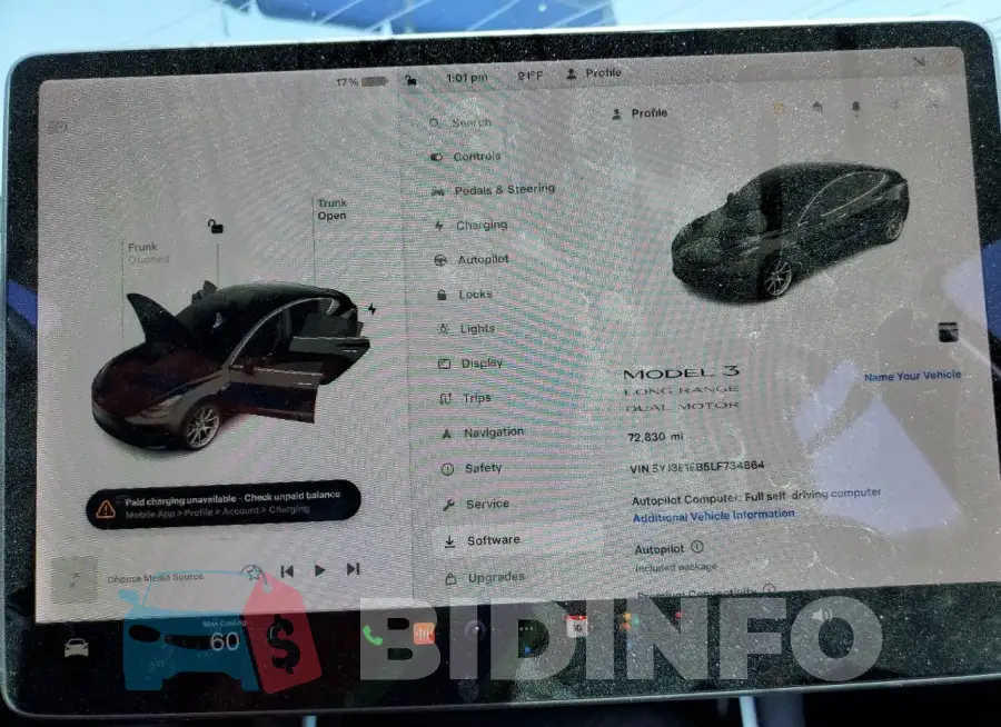 5YJ3E1EB5LF734864 Photo# 9
