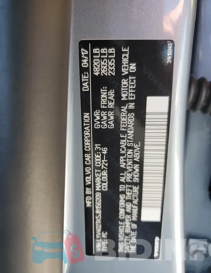 LYV402TK5JB156209 Photo# 12