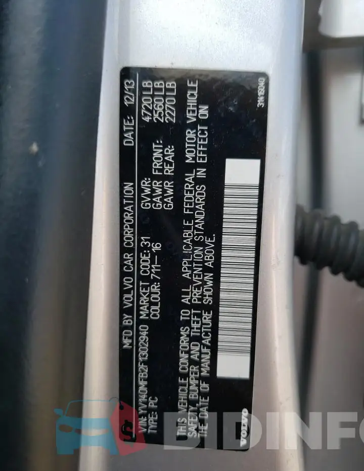 YV140MFB2F1302940 Photo# 12