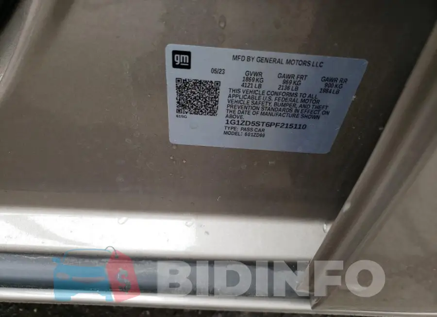 1G1ZD5ST6PF215110 Photo# 12